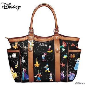 THE BRADFORD EXCHANGE Disney Carry The Magic Designer Style Tote Bag Handbag
